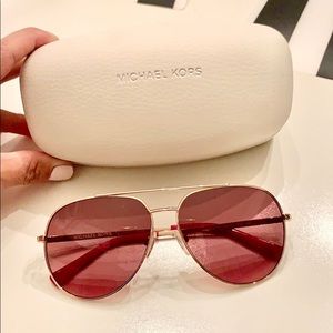 Michael Kors pink glasses
